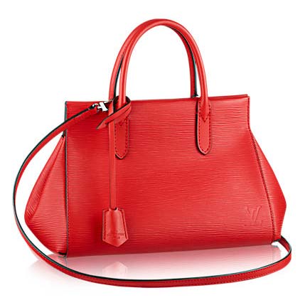 Borsa A Mano E Tracolle In Pelle Rossa Louis Vuitton Marly Bag 14 Prezzo E Dimensione Modello Originale